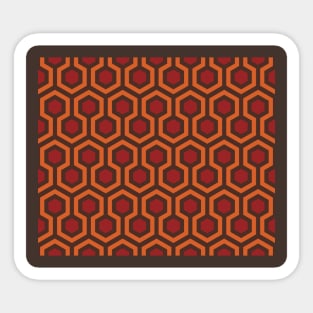 The shining carpet pattern Sticker